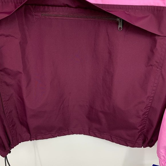 Champion Jacket Pink Stadium Packable Wind Water Resistant NWT - Picture 12 of 16